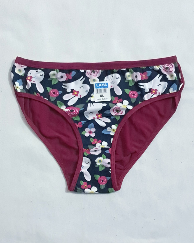 خرید شورت نخ پنبه زنانه جلو چاپ