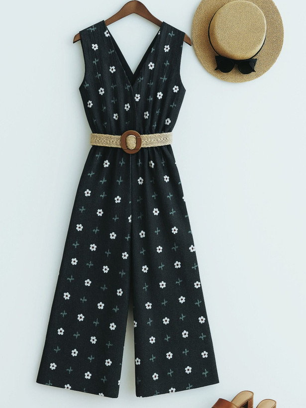 اورال زنانه مشکی رنگ با طراحی ساده و شیک مناسب استایل بهاری و تابستانی – جنس لطیف و تنخور آزاد